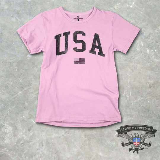 Pink USA T-Shirt