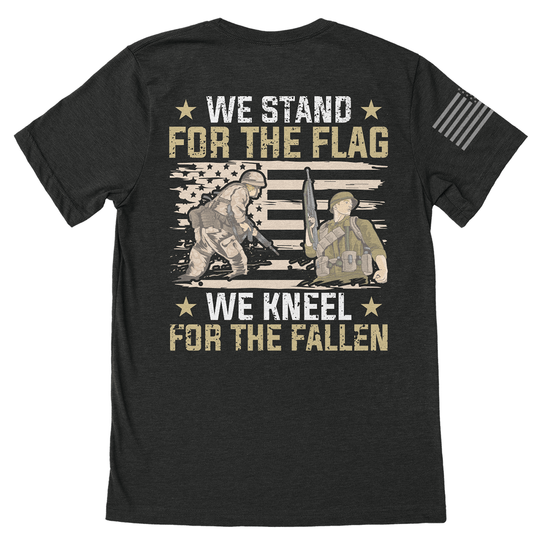 Kneel For The Fallen T-Shirt - I Love My Freedom