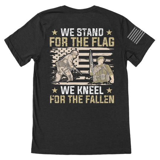 Kneel For The Fallen T-Shirt - I Love My Freedom