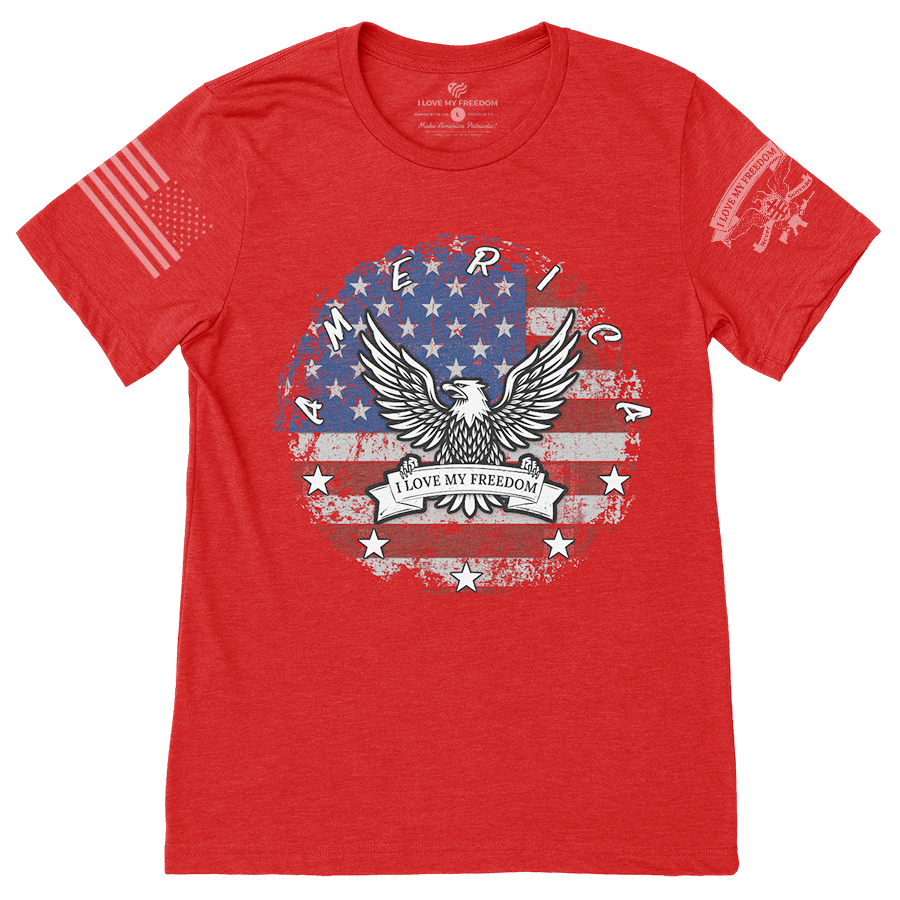 America Eagle Circle T-Shirt