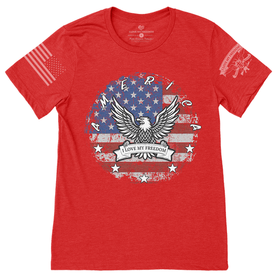 America Eagle Circle T-Shirt