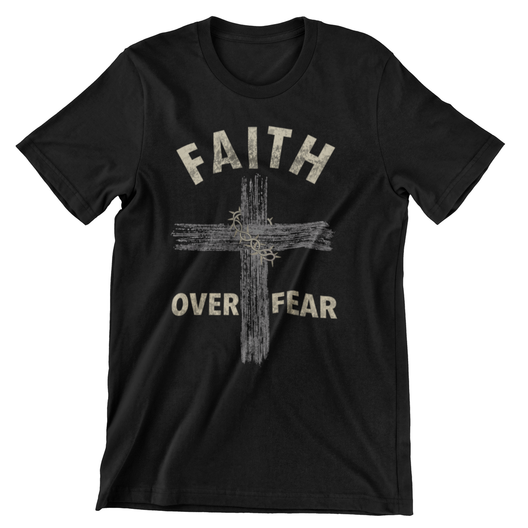 Faith Over Fear Cross T-Shirt