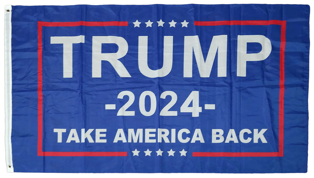 Trump 2024 Take America Back Flag - I Love My Freedom