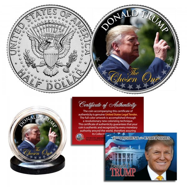 Trump Chosen One JFK Half Dollar